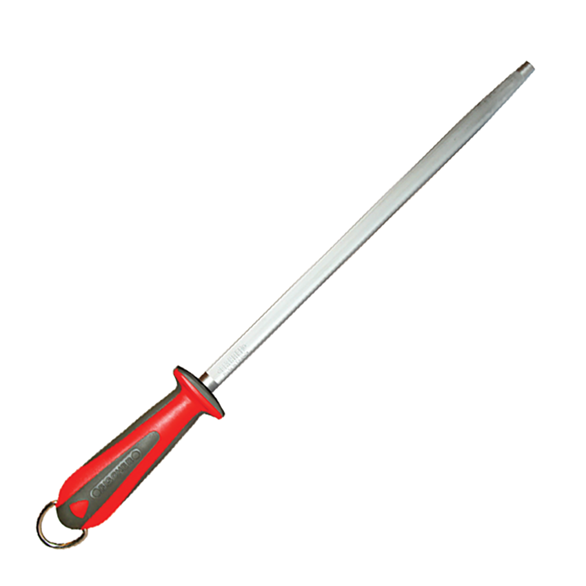 Chaira Finecut redonda 30 cm roja y negra