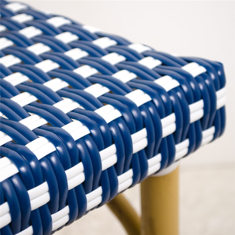 Silla de aluminio y tejido sintético Ravioli