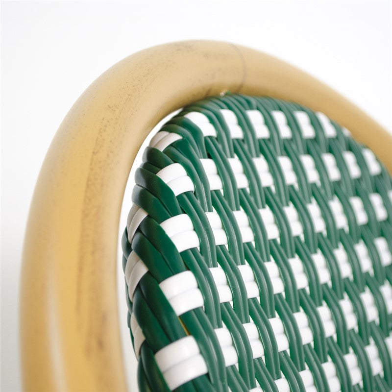Silla de aluminio y tejido sintético Ravioli