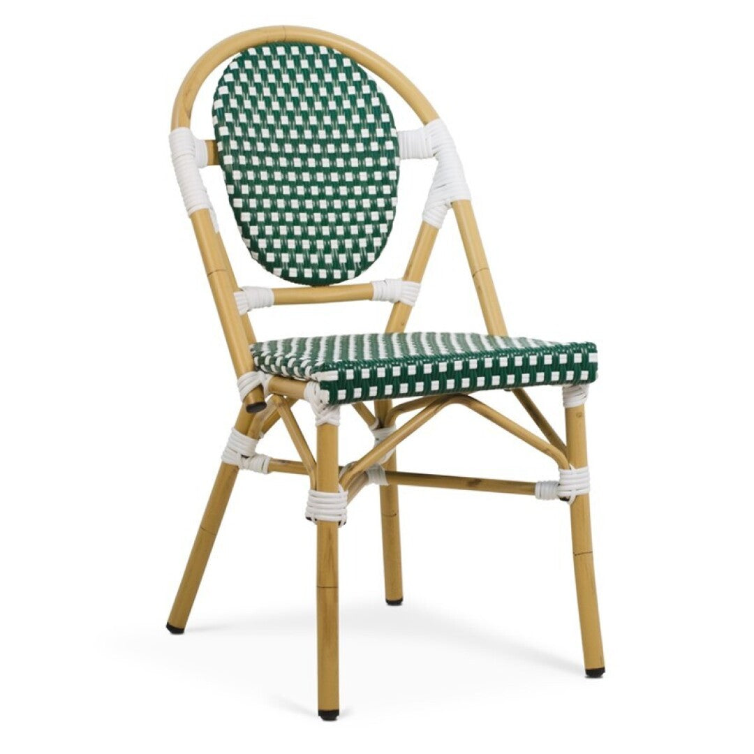 Silla de aluminio y tejido sintético Ravioli