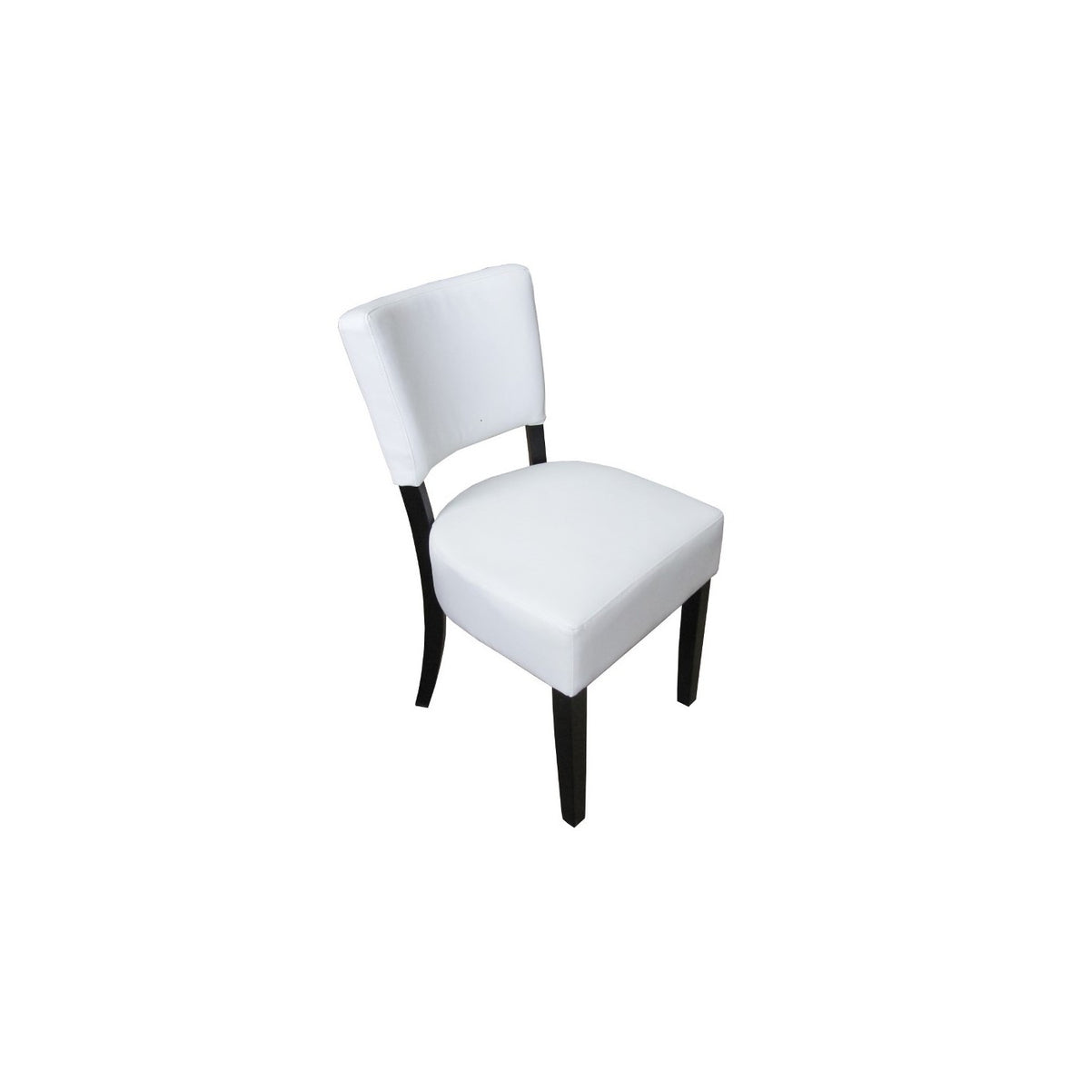 Set de 2 sillas de polipiel blanca Pujerra