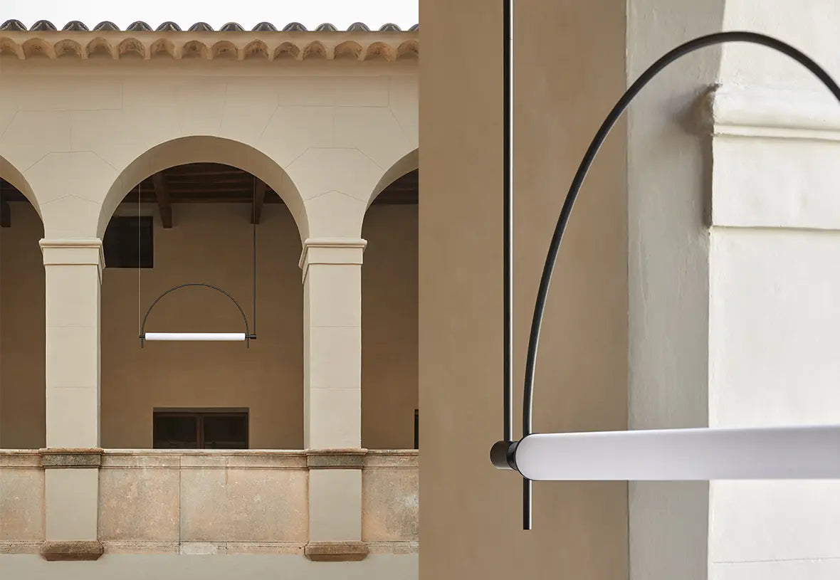 Lámpara Colgante Arc (Individual & Doble) - C1292 - #pino_y_jacaranda#