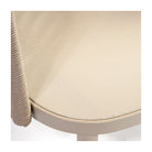 Sillón redondo de exterior de aluminio y cuerda Allariz