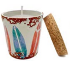 Vela de cerámica Surf - Peach & Mandarin - #pino_y_jacaranda#