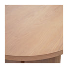 Mesa de comedor ovalada de roble claro 220 Dingli