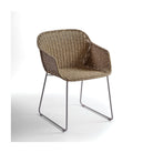 Sillón de comedor de resina trenzada lino Betancuria