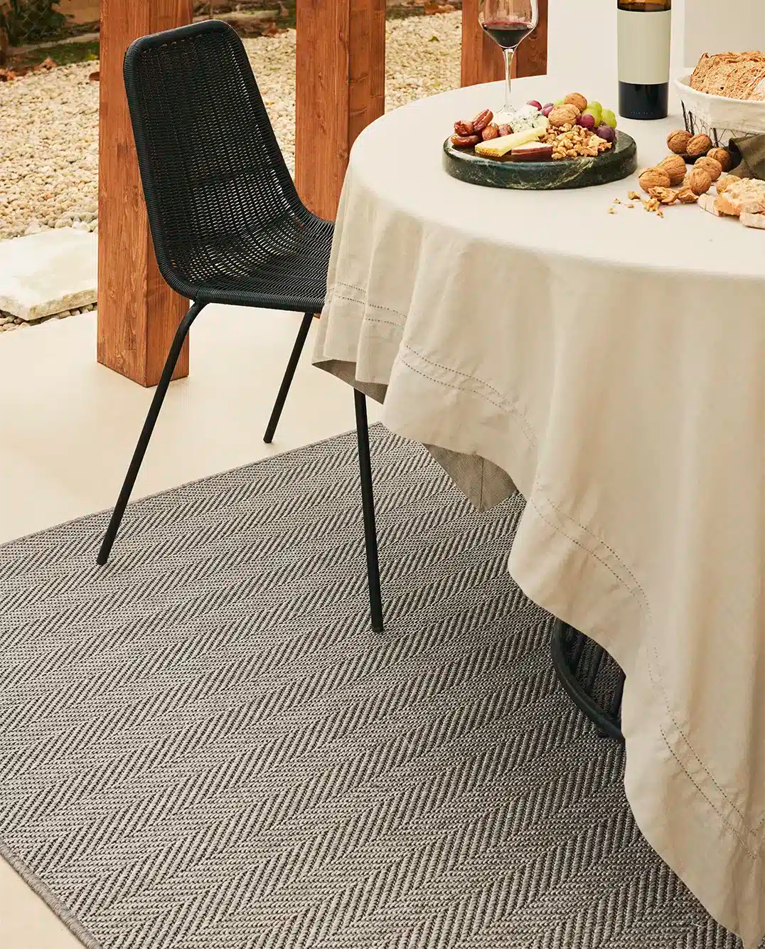 Alfombra rectangular de interior y exterior Palma Icon - #pino_y_jacaranda#