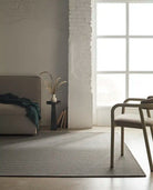 Alfombra rectangular de lana Nordica Chevron