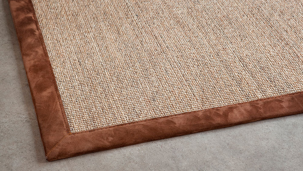 Alfombra rectangular de sisal Kappa