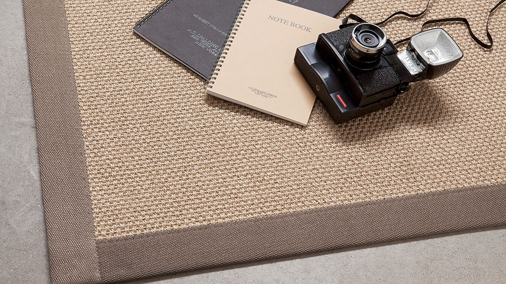 Alfombra rectangular de sisal Tengu