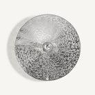 Aplique de pared de acero plata Ulea