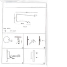 Aplique de pared de metal Chiaia