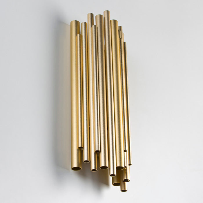 Aplique de pared de metal dorado Praiano