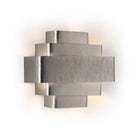 Aplique de pared de metal plateado Piscinola