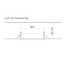 Foco Empotrable Coco - T0308