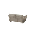 Sofá de exterior de cuerda y aluminio claro 160 Viveiro