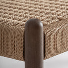 Banco de madera de haya y fibra natural Fornalutx