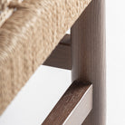 Banco de madera de haya y fibra natural Fornalutx