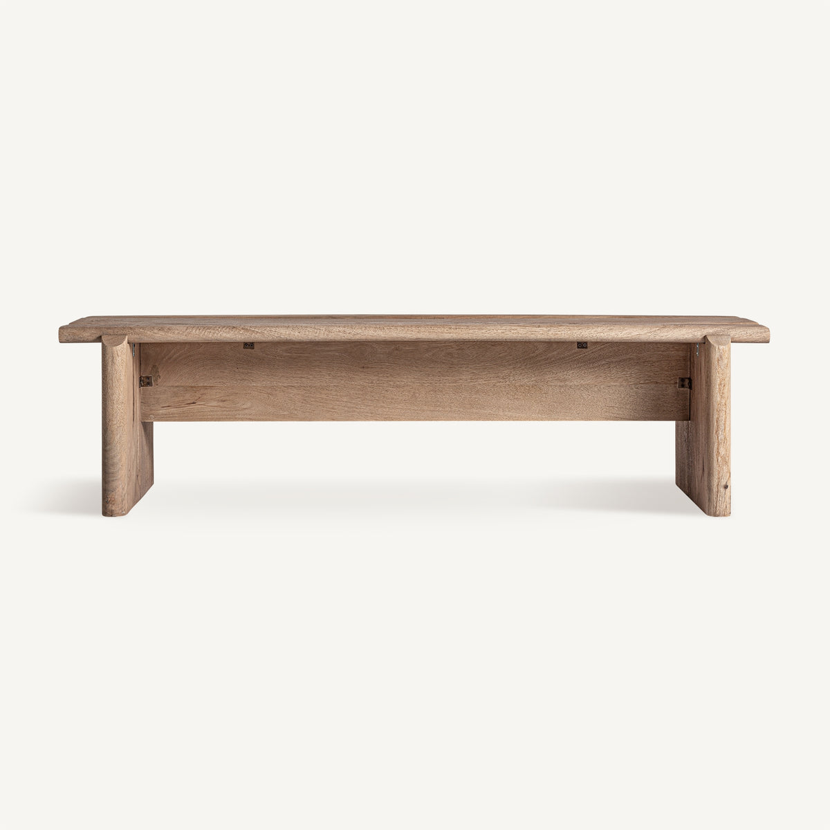 Banco de madera de mango claro Pregonda