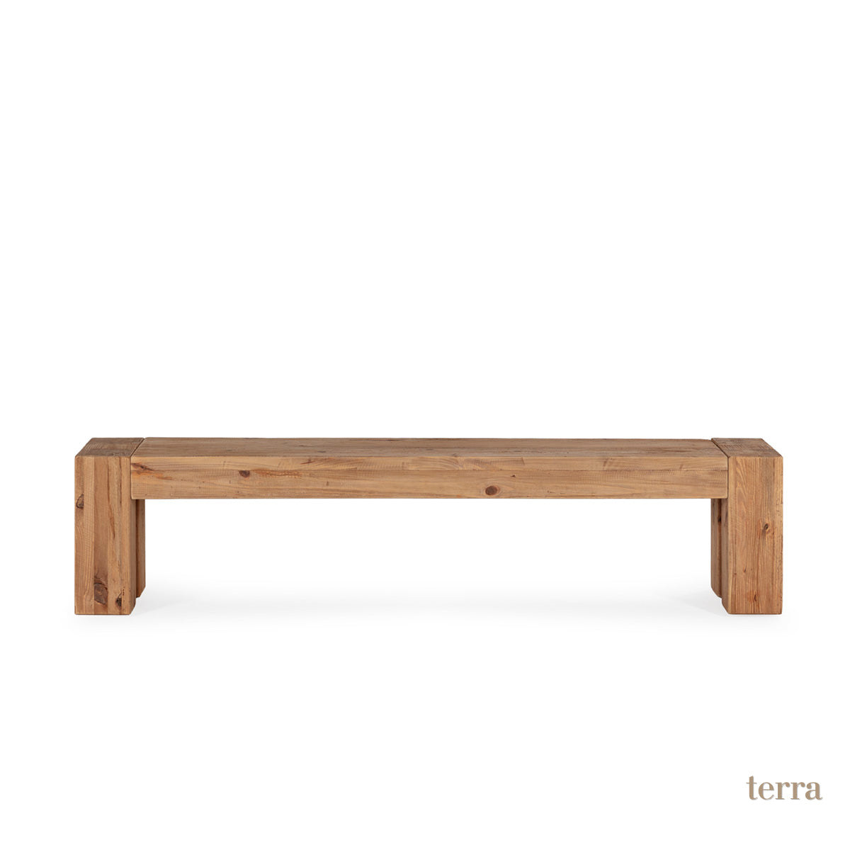 Banco de madera de pino recuperado Mirandola