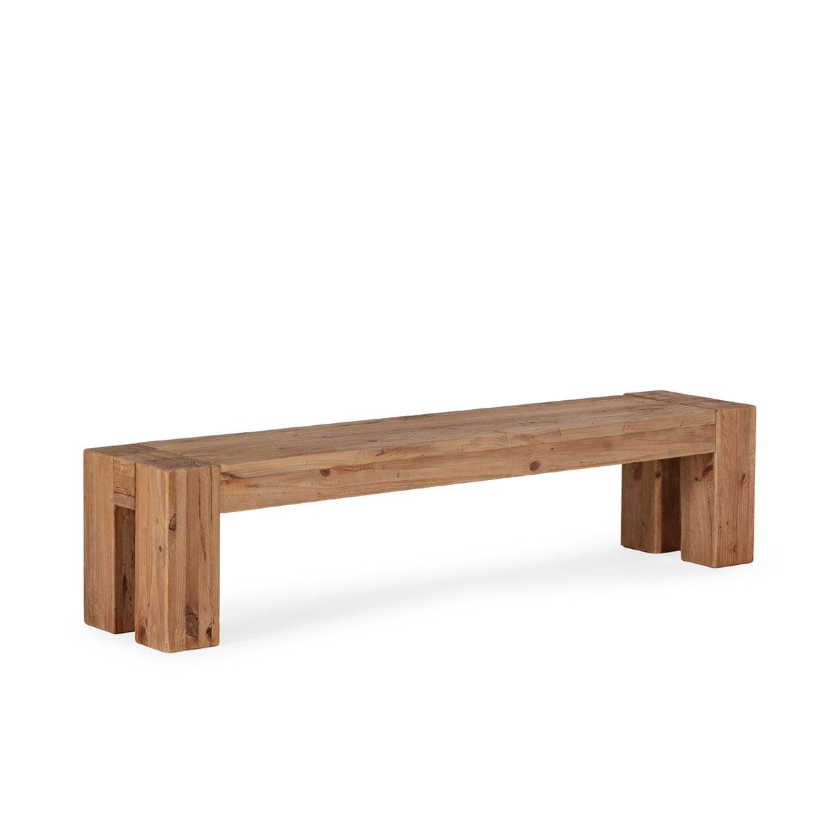 Banco de madera de pino recuperado Mirandola