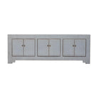 Cómoda gris de olmo con 6 puertas Lebai