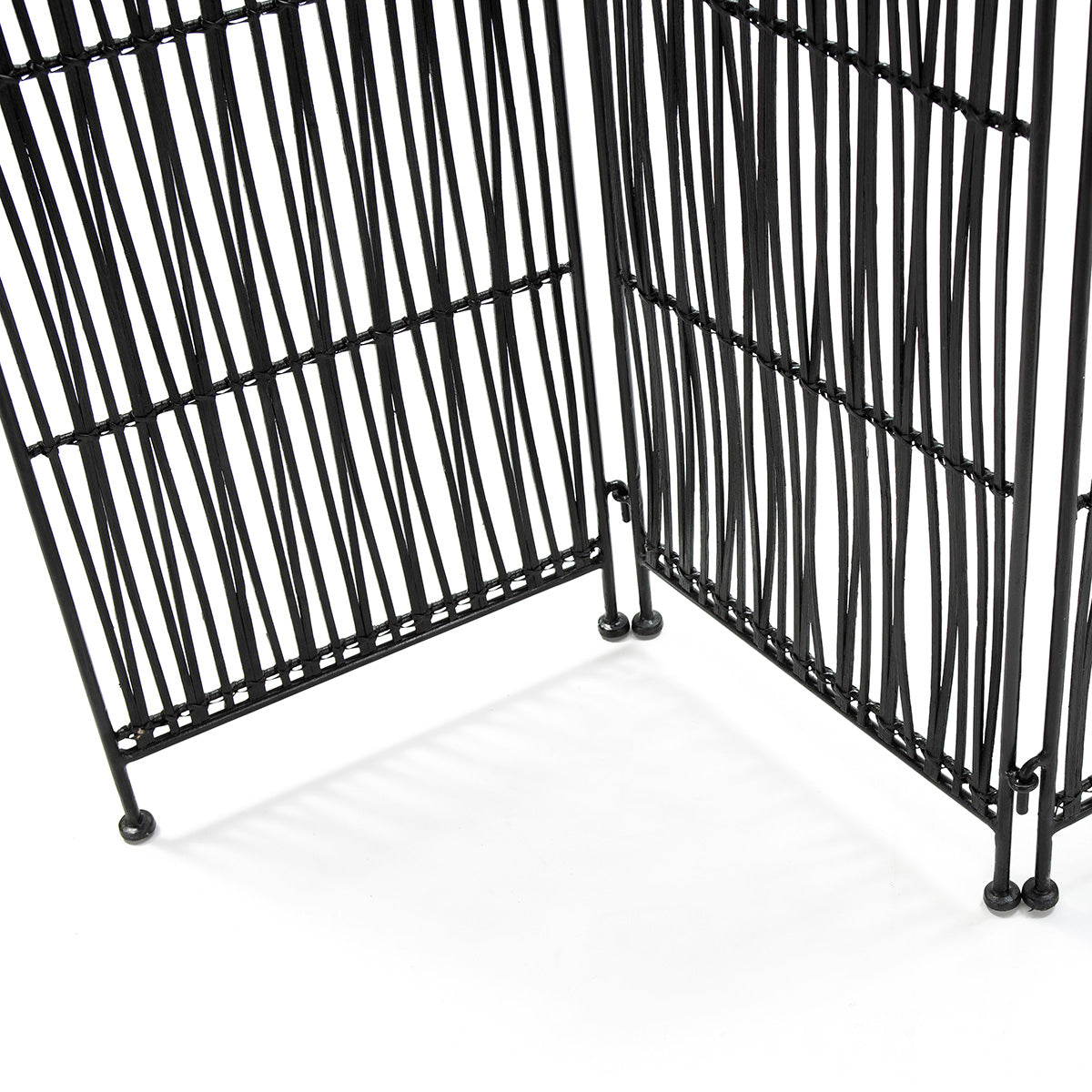 Biombo de mimbre y metal Utebo