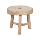 Mesa auxiliar natural de olmo Baishu