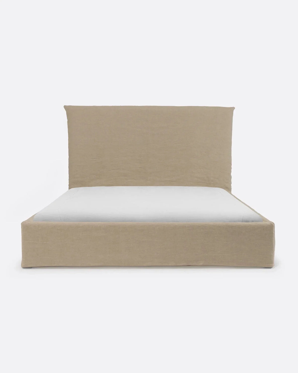 Cama con funda de lino Grazalema