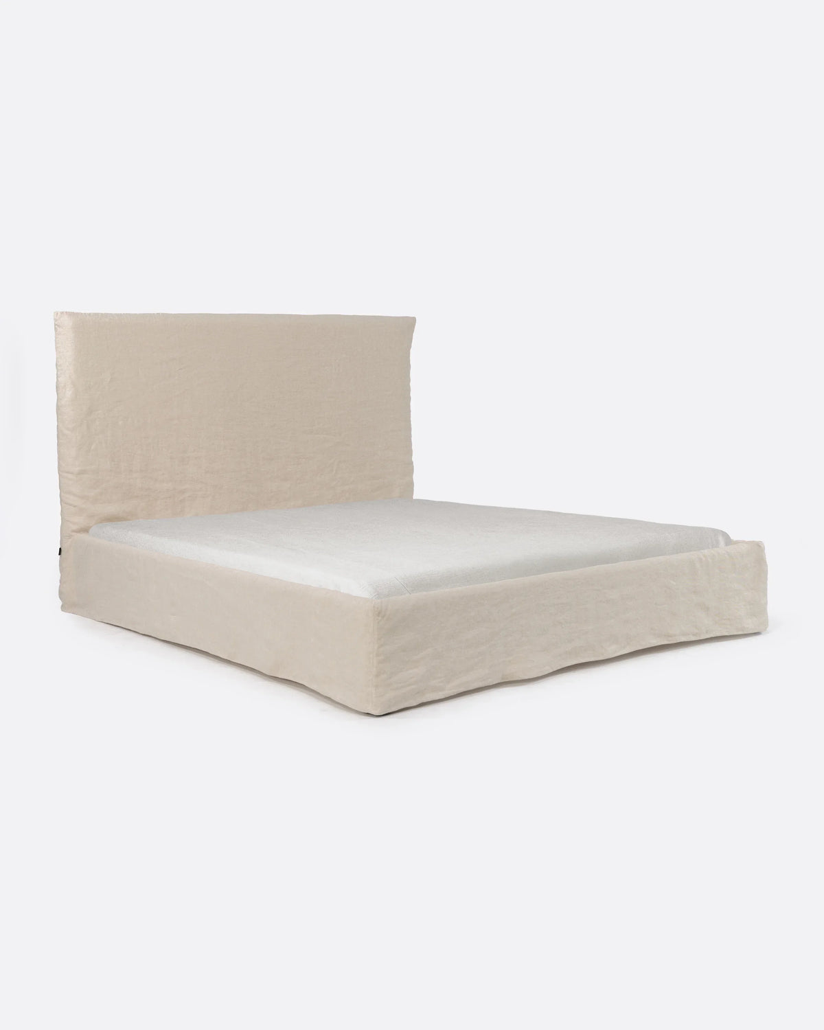 Cama con funda de lino Grazalema