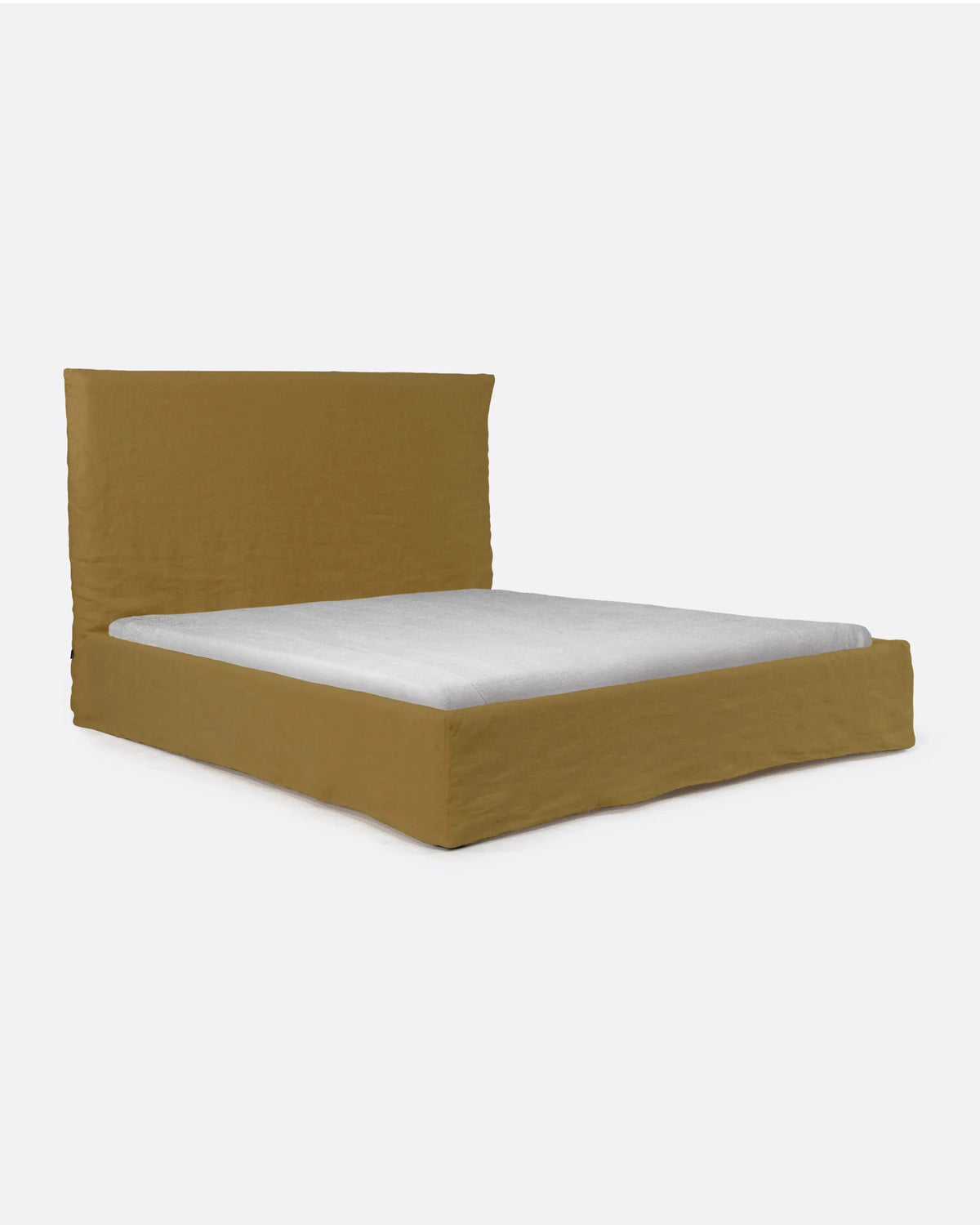 Cama con funda de lino Grazalema