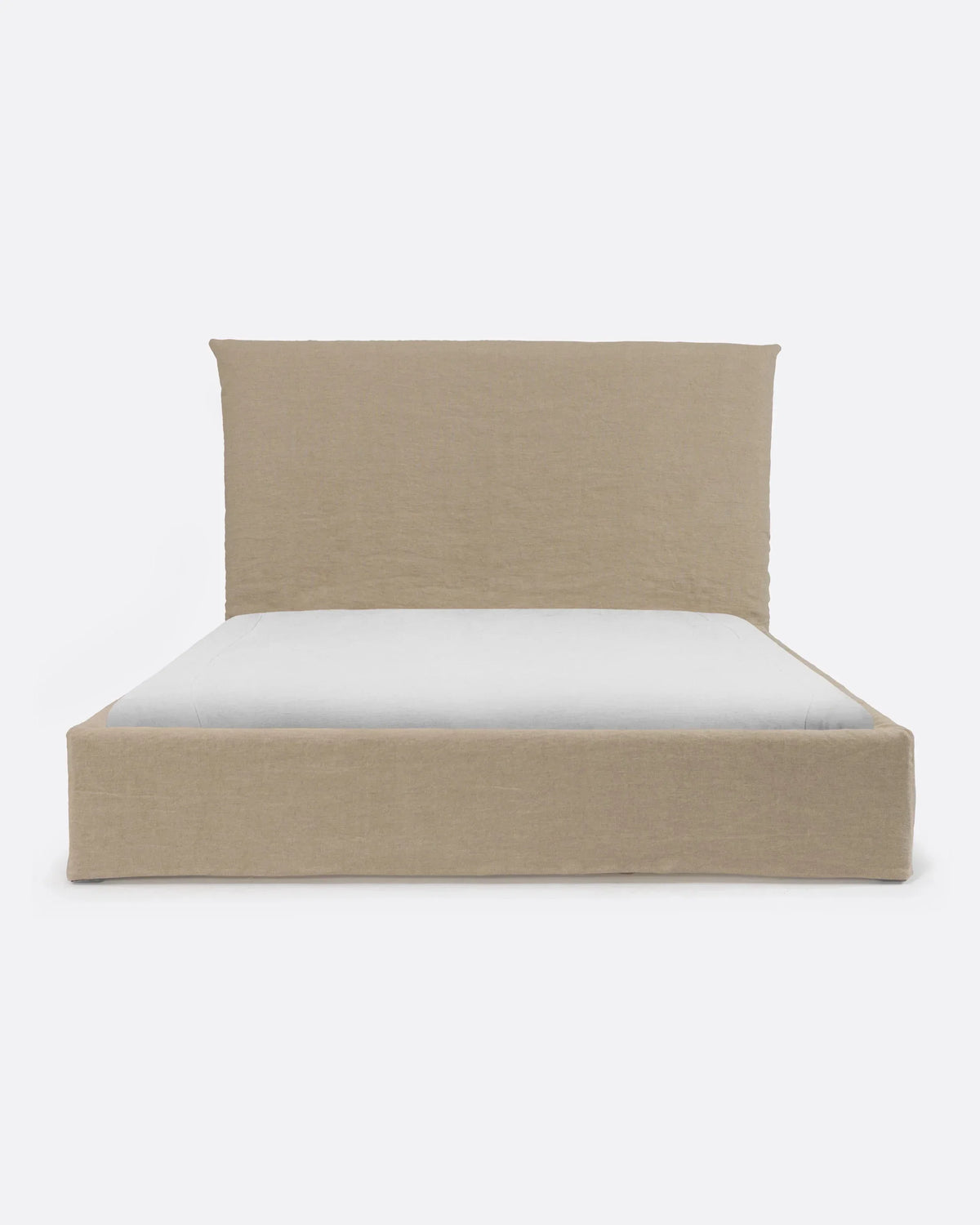 Cama con funda de lino Grazalema