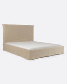 Cama con funda de lino Grazalema