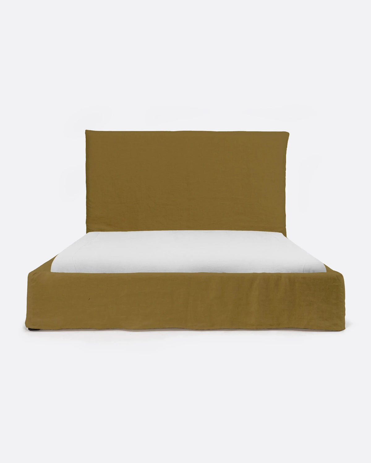 Cama con funda de lino Grazalema