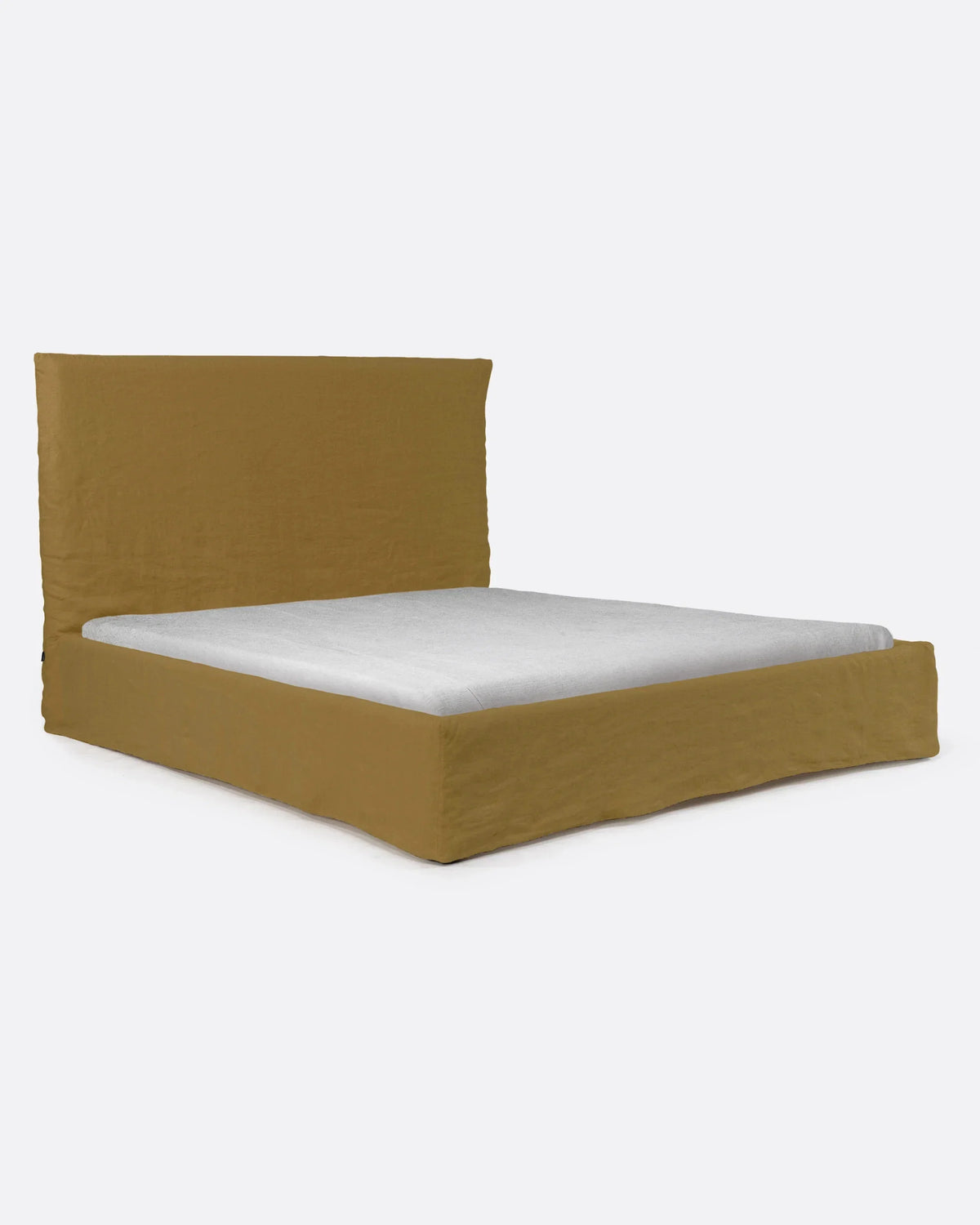 Cama con funda de lino Grazalema