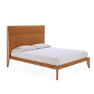 Cama de madera y piel sintética Marvão