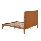 Cama de madera y piel sintética Marvão