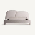 Cama tapizada beige Llucalcari