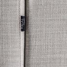 Cama tapizada gris Calobra