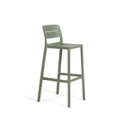 Taburete alto de resina Cassia Nardi – Verde