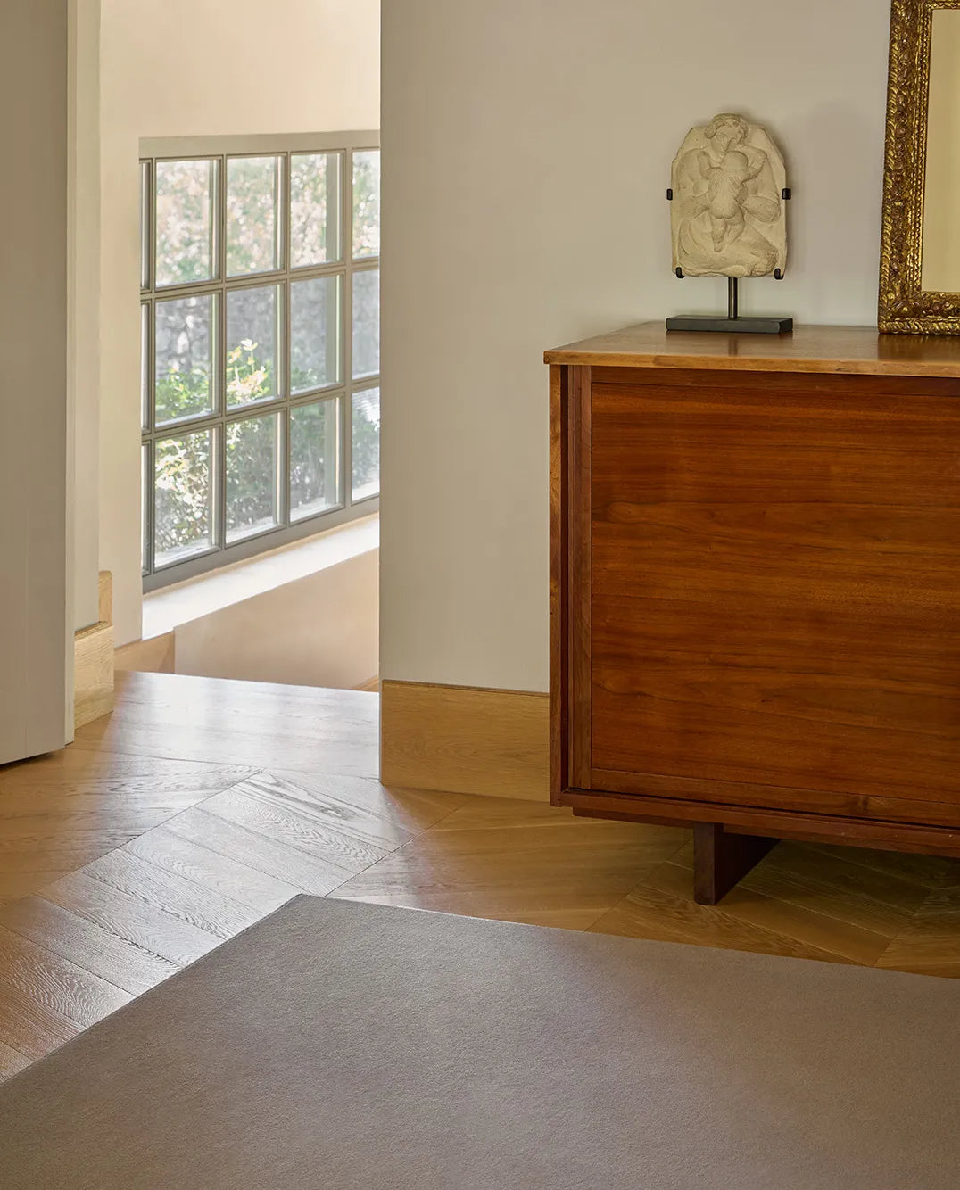 Alfombra rectangular de lana Annabelle