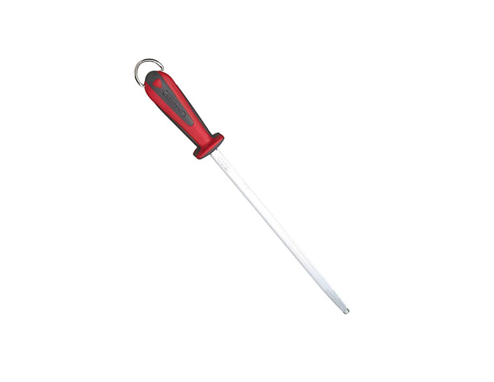 Chaira Finecut redonda 30 cm roja y negra
