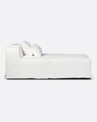 Chaise longue con funda de lino Setenil