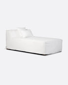 Chaise longue con funda de lino Setenil