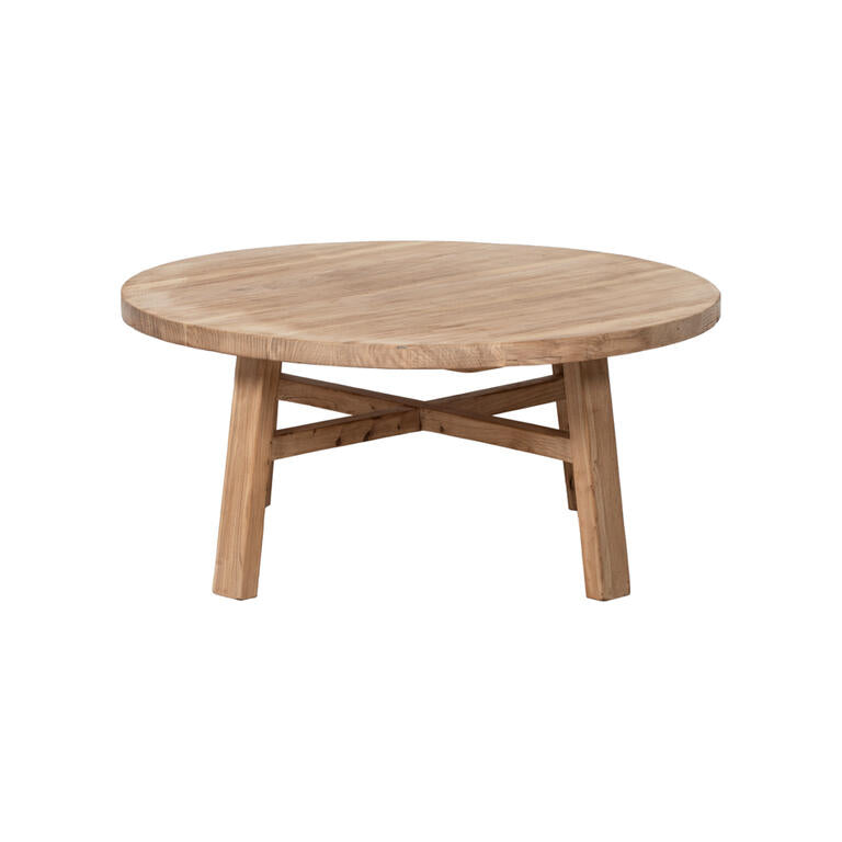 Mesa de centro natural de olmo Lianxia