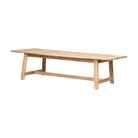Mesa de comedor antigua natural de olmo 286 cm Honglin