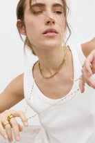 Collar de cadena trenzada Braid
