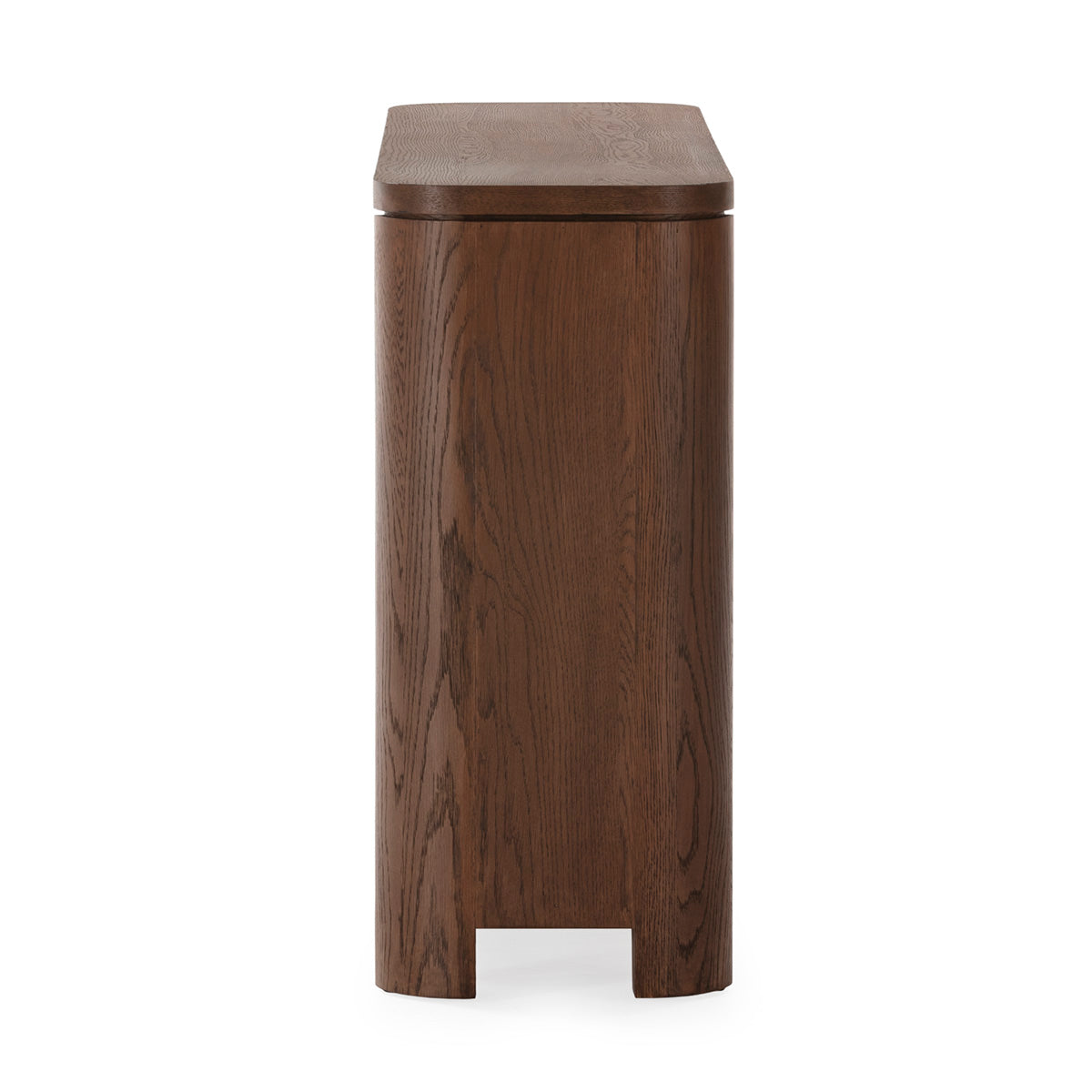 Consola de chapa de roble Carini