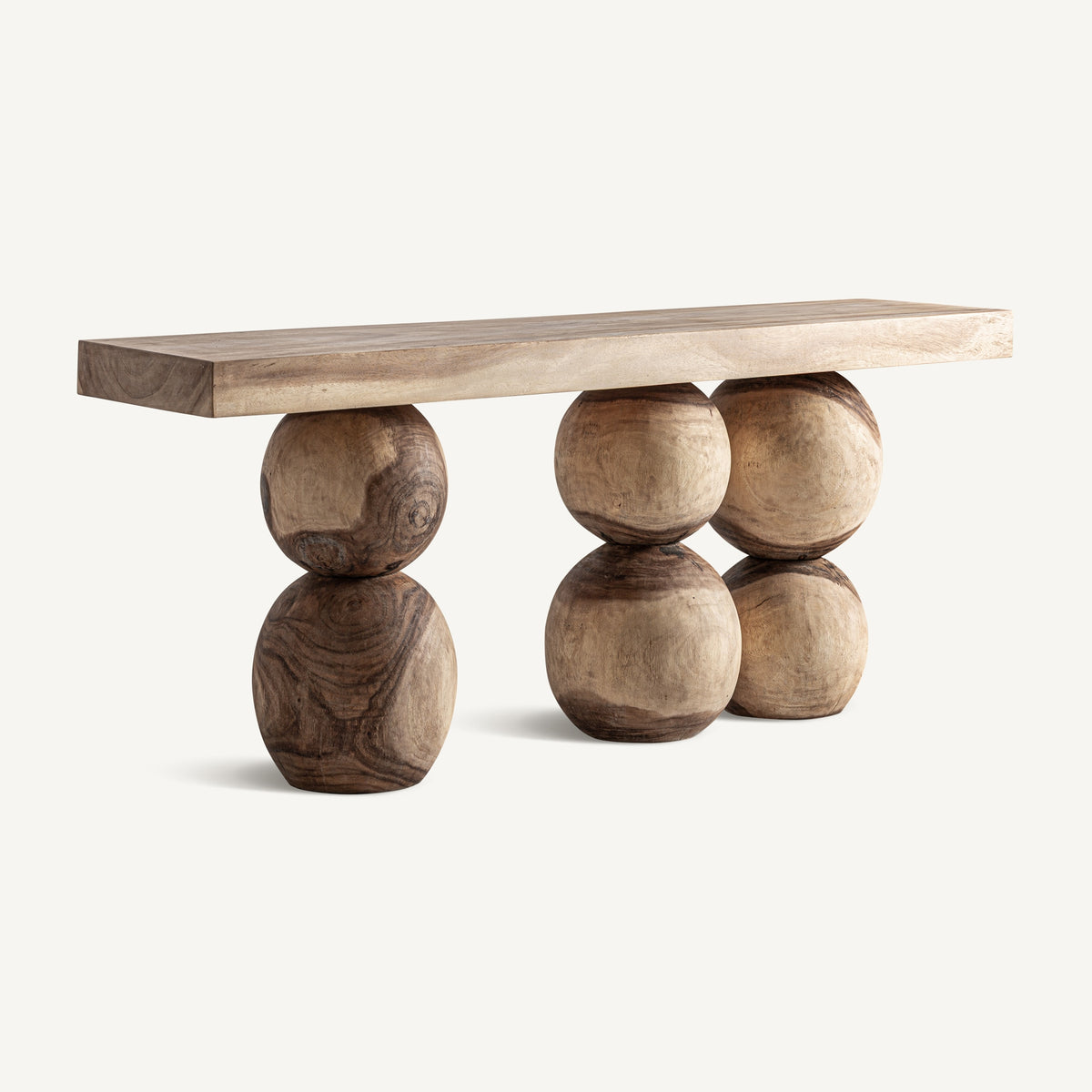 Consola de madera de suar orgánica Calabardina