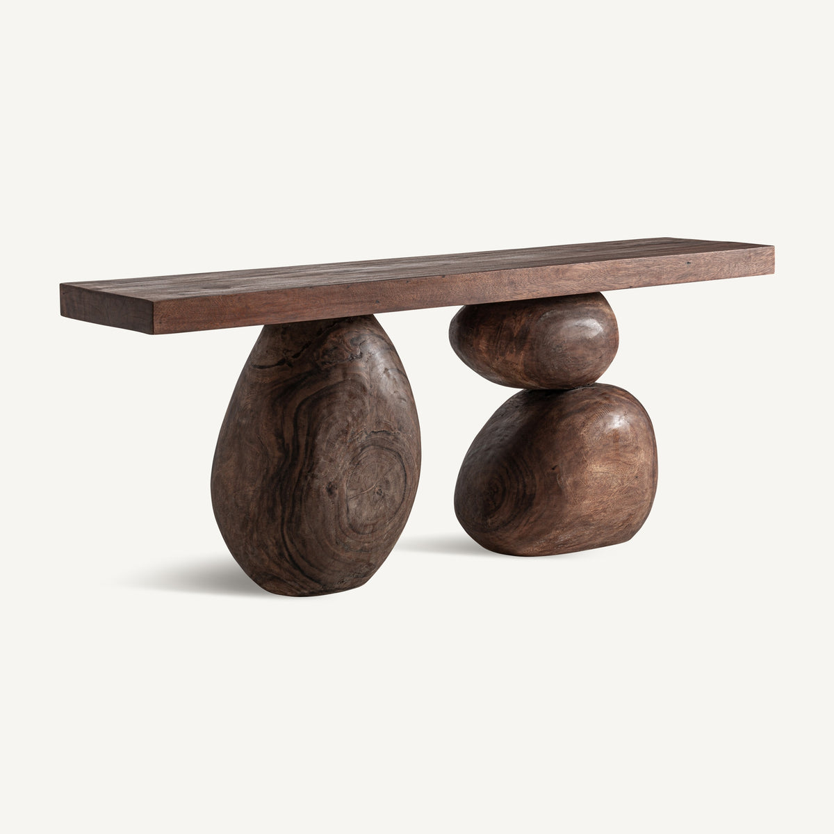 Consola de madera de suar Sencelles 200 cm
